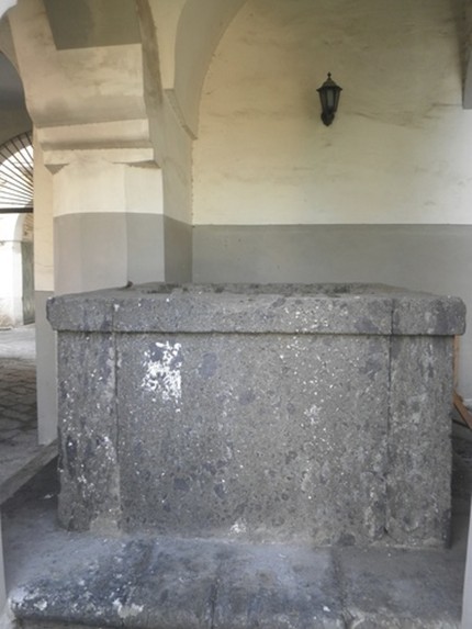 The well where he discovered the bacteria